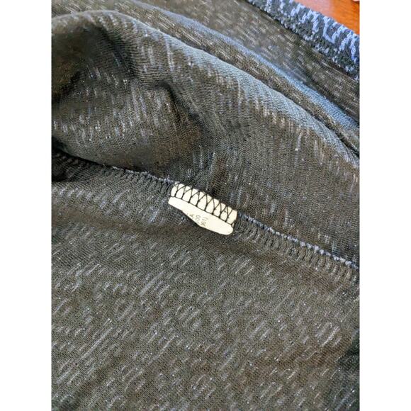 Zara Trafaluc Short ALine Skirt Small Navy Geometric Pleated Micro‎ Mini Flowy - Picture 4 of 9